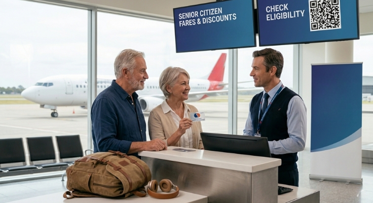 Which Australian airline offers discounts to senior citizens?